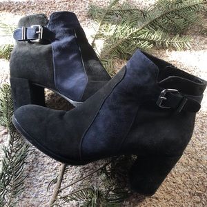 Aquatalia waterproof suede booties